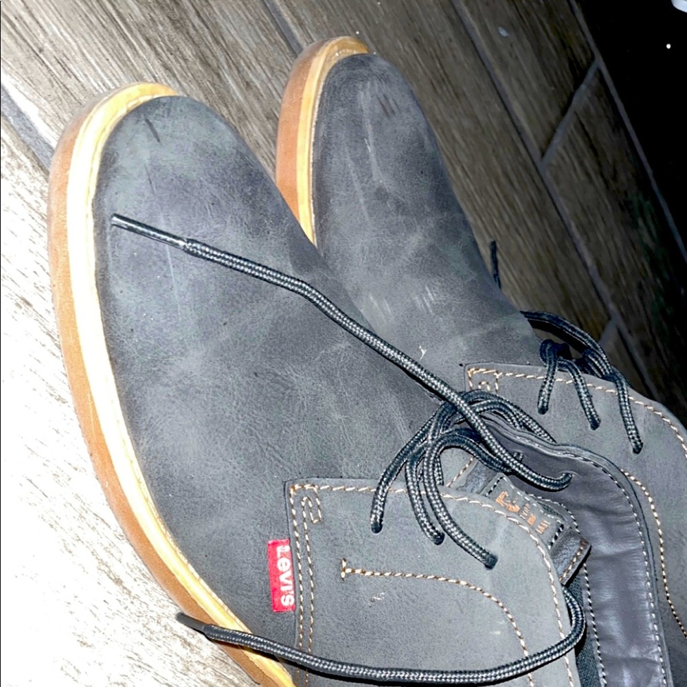 Levi’s boots.